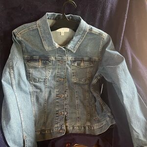 Time and Tru Light Blue Denim Jacket